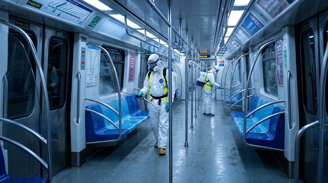 公共交通消毒